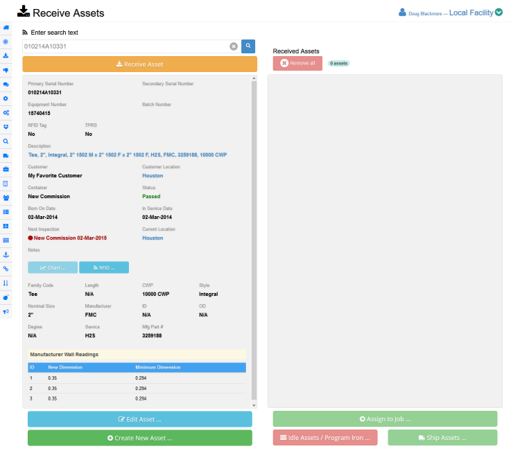 InteServ Asset Management Tool