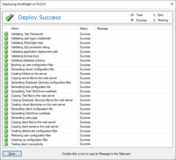 WorkSight Deployment Tool